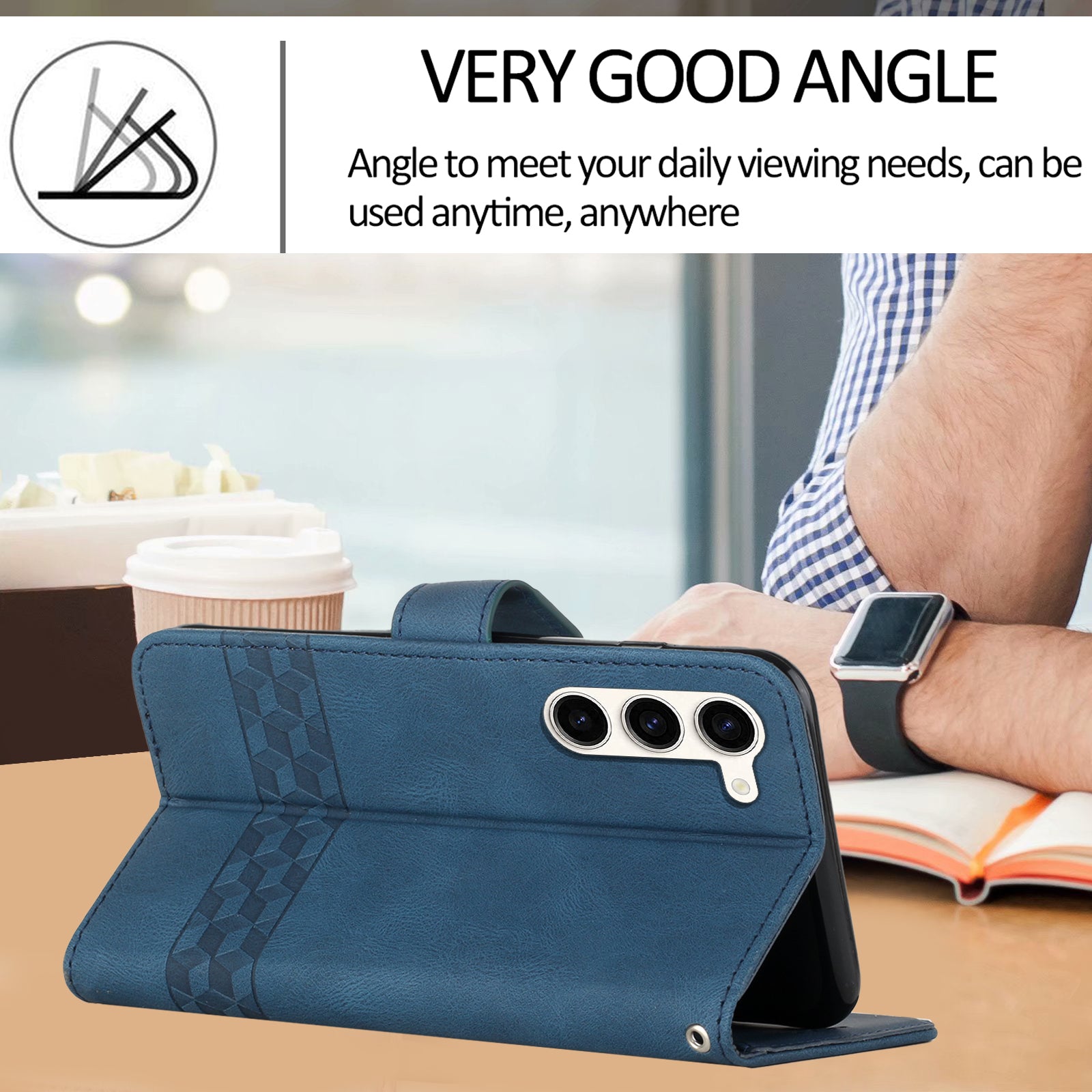 Řada YX0010 pro Samsung Galaxy S23 PU kožený kryt peněženky na telefon s potiskem Pouzdro na stojan s popruhem Řada YX0010 pro Samsung Galaxy S23 PU kožený kryt peněženky na telefon s potiskem Pouzdro na stojan s popruhem